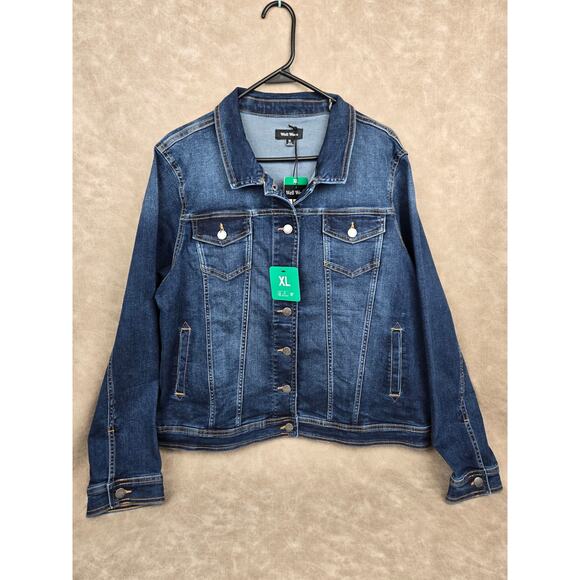 Well Worn XL Denim Jacket ~ Jean Jacket ~ Trucker Jacket XL 
X-Large NWT - Picture 1 of 3